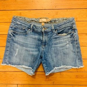 Paige Low Rise Jean Shorts